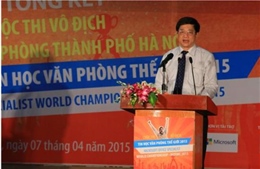 Trao giải Cuộc thi Vô địch Tin học Văn phòng cho học sinh Hà Nội 
